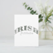 Carte Postale Irlandais - Trouble d'attitude (Debout devant)