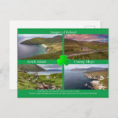 Carte postale irlandaise (Devant / Derrière)