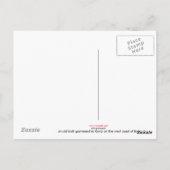 carte postale irlandaise (Dos)