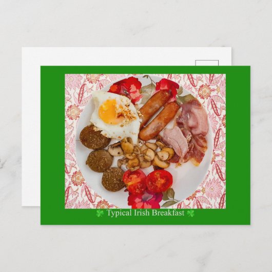 Carte postale irlandaise (Devant / Derrière)