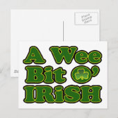 Carte postale irlandaise (Devant / Derrière)
