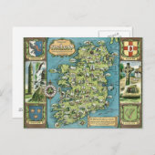 Carte postale irlandaise (Devant / Derrière)