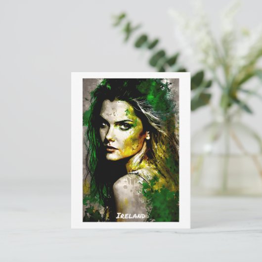 Carte postale irlandaise - Collection World of Wom (Debout devant)