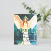 Carte postale irlandaise d'ange (Debout devant)