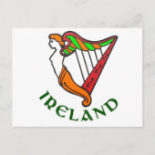 Carte postale irlandaise Harp (Devant)