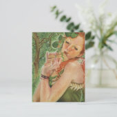 Carte postale irlandaise Nymphe Fairy (Debout devant)