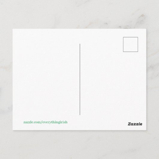 Carte Postale Irlande (Dos)