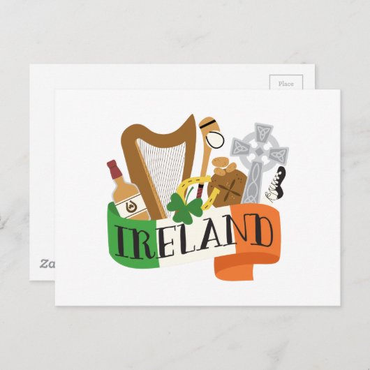 Carte Postale Irlande (Devant / Derrière)