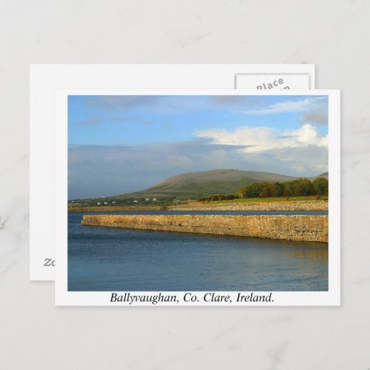 Carte Postale Irlande - Ballyvaughan, Comté Clare (Devant / Derrière)