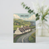Carte Postale Irlande Cottage (Debout devant)