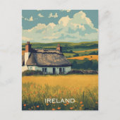 Carte Postale Irlande Cottage (Devant)