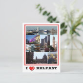 Carte Postale Irlande du Nord - Belfast - I Love - (Debout devant)
