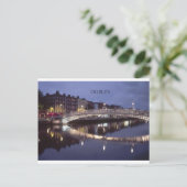 Carte Postale Irlande Dublin Bridge nuit (St.K) (Debout devant)