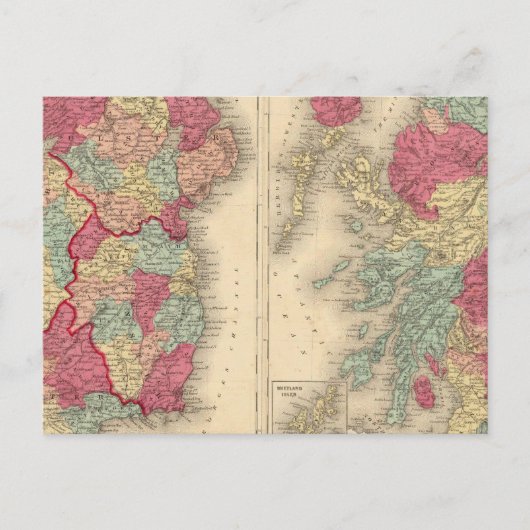 Carte Postale Irlande Écosse (Devant)