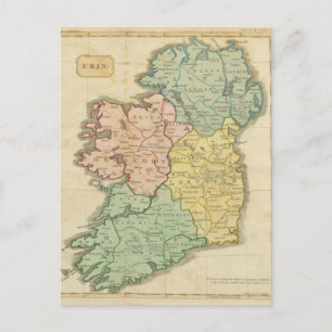 Carte Postale Irlande en 1810