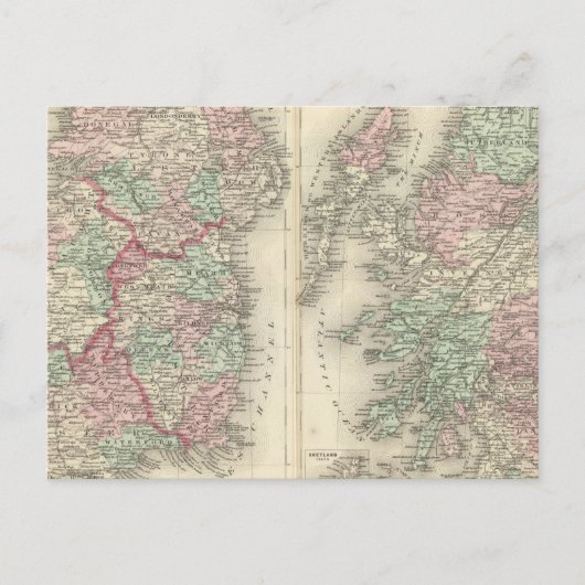 Carte Postale Irlande et Ecosse (Devant)