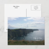 Carte Postale Irlande Falaises de Moher (Devant / Derrière)