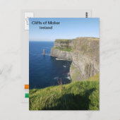 Carte Postale Irlande, Falaises de Moher, Co. Clare, Irlande (Devant / Derrière)