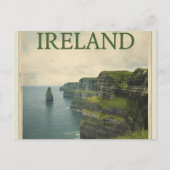 Carte Postale Irlande Falaises de Moher Vintage voyage (Devant)