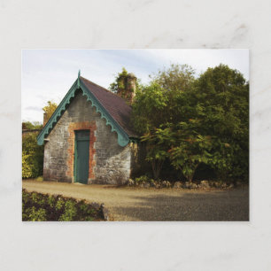 Carte Postale Irlande, jardin clos du château de Dromoland