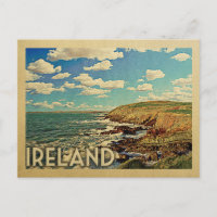 Irlande Ocean Cliffs Vintage voyage