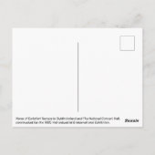 Carte Postale Irlande Salutations - National Concert Hall Dublin (Dos)