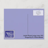 Carte Postale Irlande Timbre postal décimal 1971 (Dos)