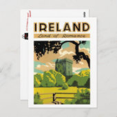 Carte Postale Irlande vintage - (Devant / Derrière)