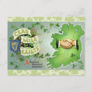 Carte Postale Irlande vintage Saint Patrick's Day