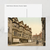 Carte Postale Irlande's Mansion Shrewsbury, Shropshire, Angleter (Devant / Derrière)