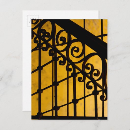 Carte Postale Iron Gate bloque en yellow, Cuba (Devant / Derrière)
