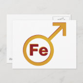 Carte Postale Iron Man (Devant / Derrière)