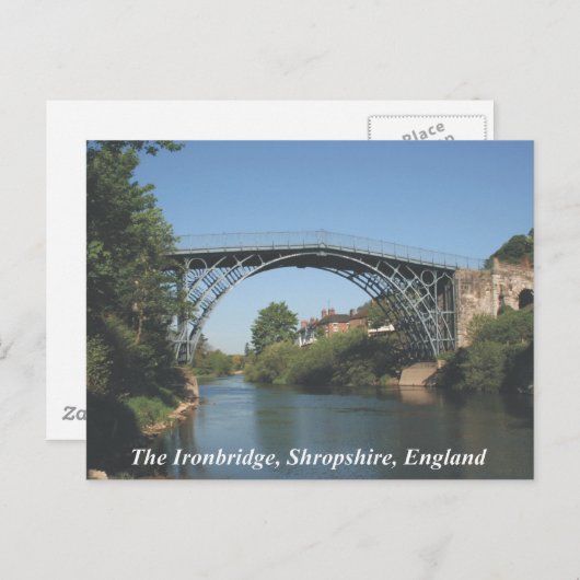 Carte Postale Ironbridge Shropshire (Devant / Derrière)