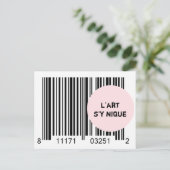 Carte Postale Ironème "L'art'y nique" (Debout devant)