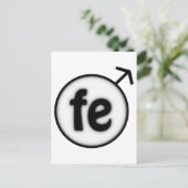 Carte Postale ironique (Debout devant)