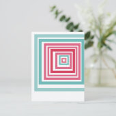 Carte Postale Irregular Squares  (Debout devant)