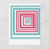 Carte Postale Irregular Squares  (Devant)