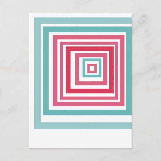 Carte Postale Irregular Squares  (Devant)