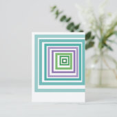 Carte Postale Irregular Squares  (Debout devant)