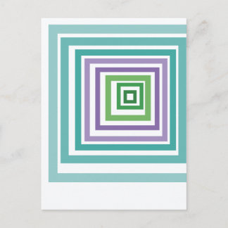 Carte Postale Irregular Squares 