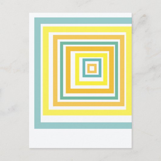 Carte Postale Irregular Squares (Devant)