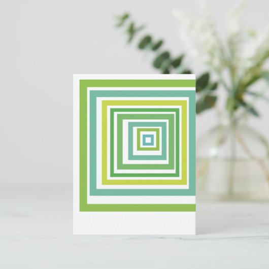 Carte Postale Irregular Squares  (Debout devant)