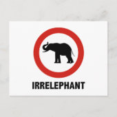 Carte Postale Irrelephant (Devant)