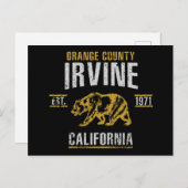 Carte Postale Irvine (Devant / Derrière)