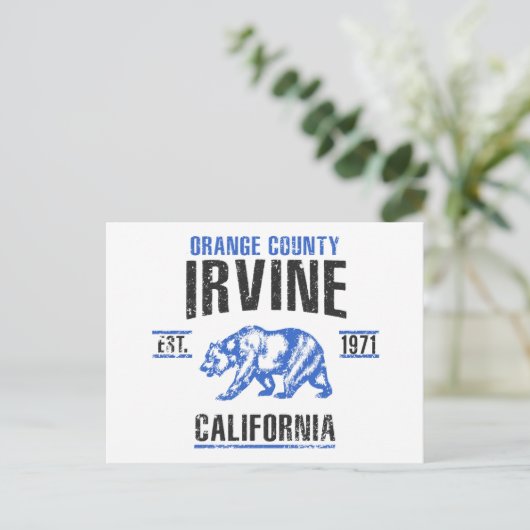 Carte Postale Irvine (Debout devant)