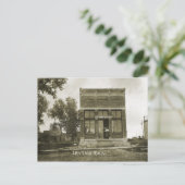CARTE POSTALE IRVING KANSAS POST OFFICE PHOTO MARSHALL COUNT KS (Debout devant)
