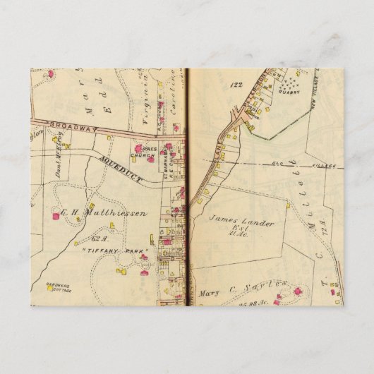 Carte Postale Irvington, New York (Devant)