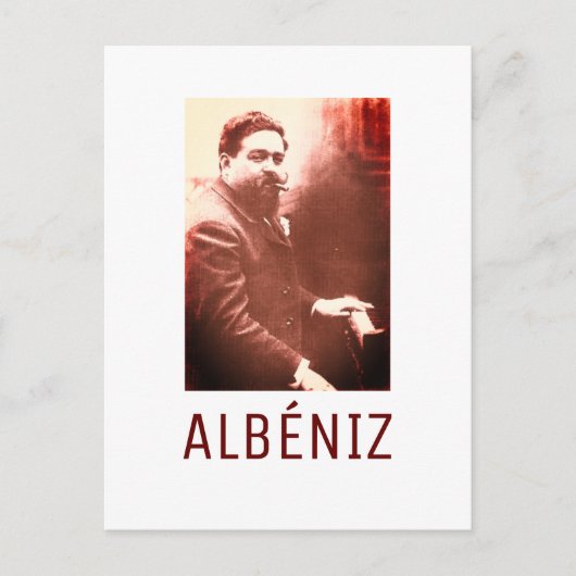Carte postale Isaac Albéniz (Devant)