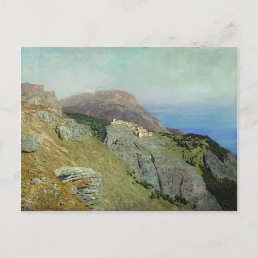 Carte Postale Isaac Levitan - Corniche. Sud de la France. (Devant)