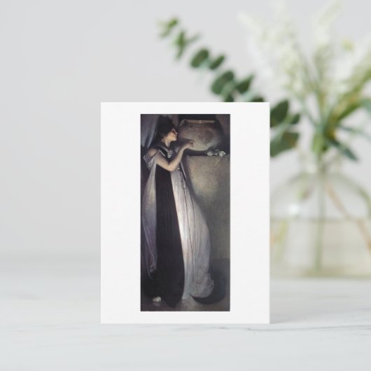 Carte Postale Isabella et le Pot de Basil (Debout devant)